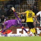 Fassnacht marque sur penalty KEYSTONE/ANTHONY ANEX
